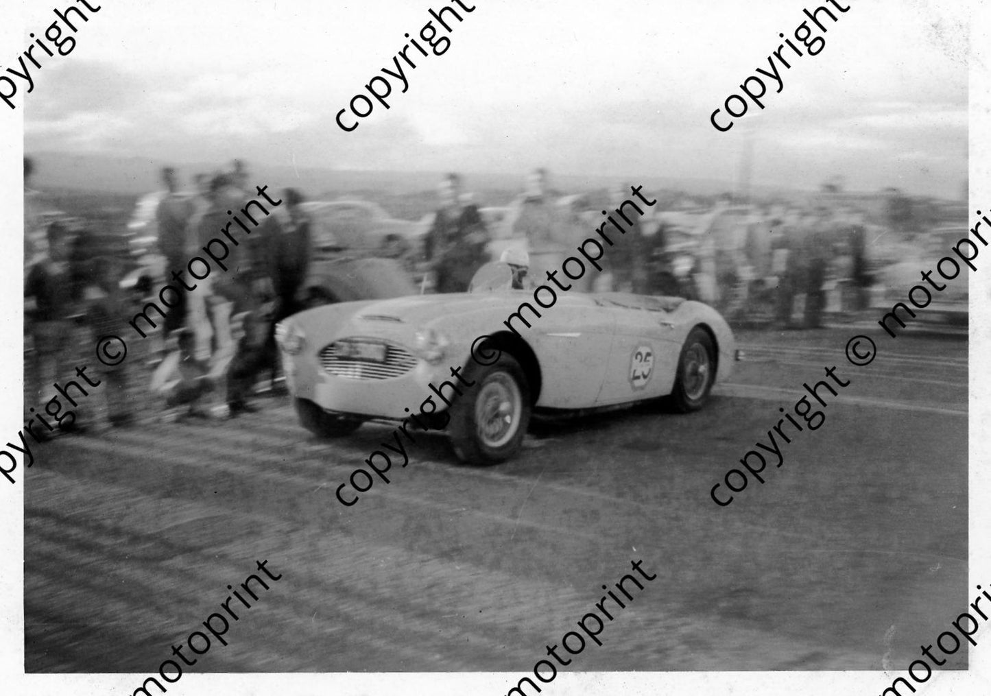 SP Basil Diamond Austin Healey Redhill hillclimb 14 May 1960