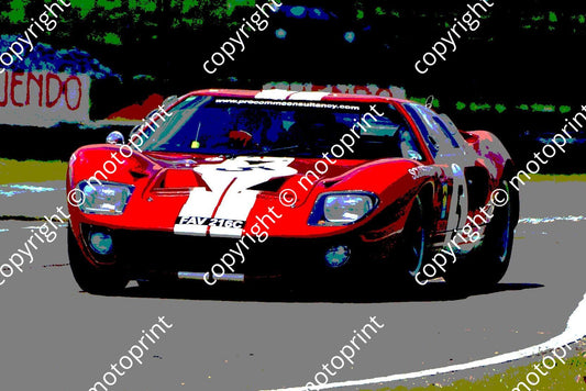 SP GT40 Leo Voyazides front poster