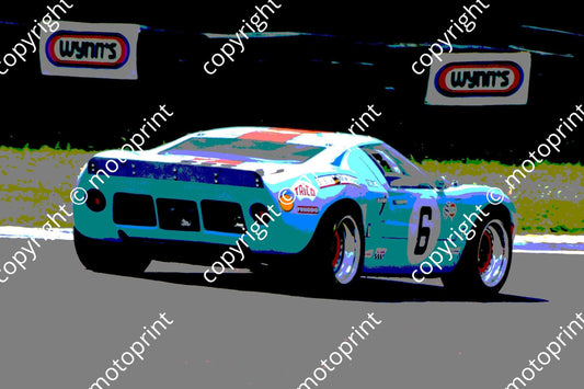 SP GT40 Mike Nel poster