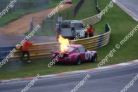 SP Greve Porsche RSR 88 DSC03810 fire race