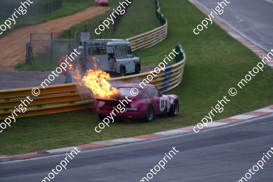 SP Greve Porsche RSR 88 DSC03814 fire race