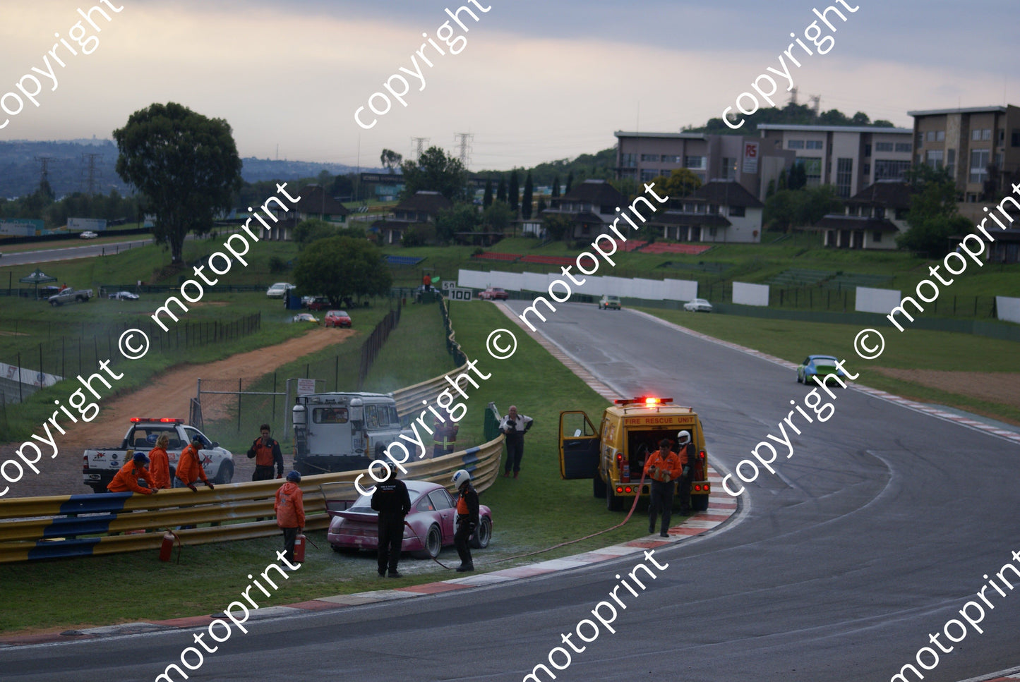SP Greve Porsche RSR 88 DSC03831 fire race