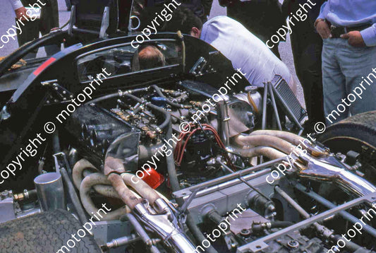 SP Hawkins Lola T70 coupe eng