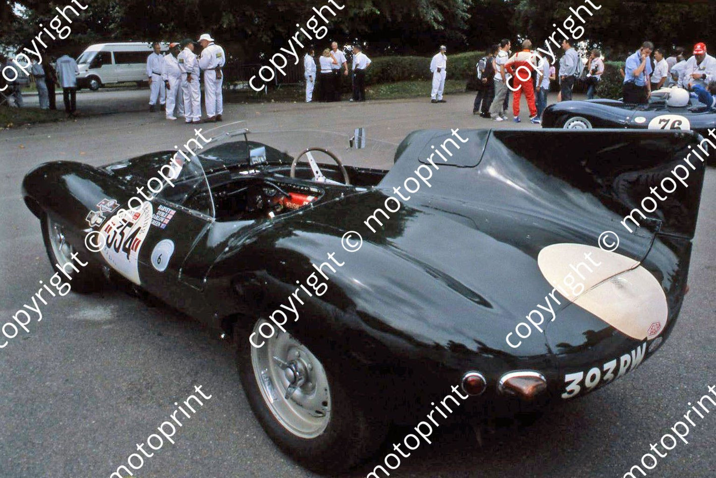 SP Jaguar D-Type fin, full screen 1