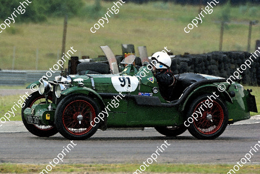 SP MG Midget Barry Foster water colour