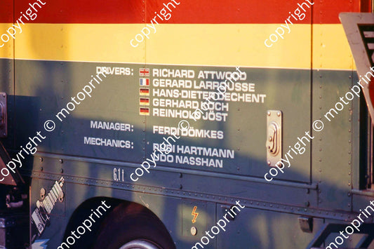 SP Martini European line up