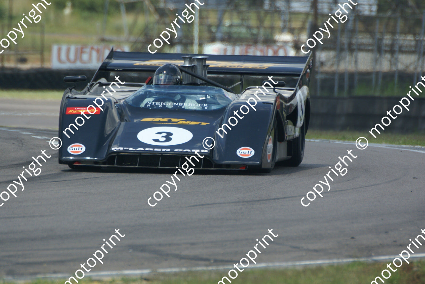 SP Mclaren M8F head on