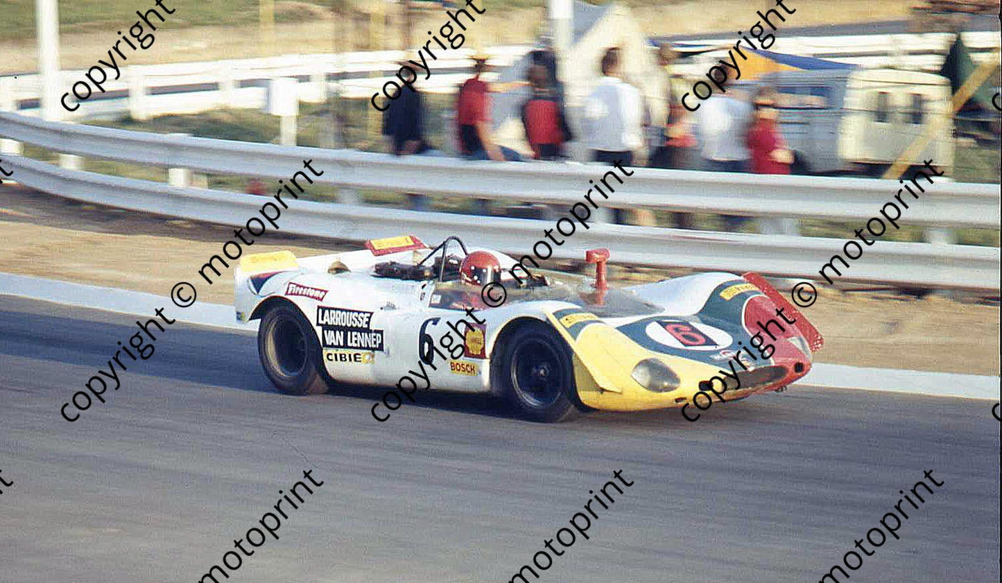 SP Porsche 908, Larrouse, Von Lennep in car sharpened