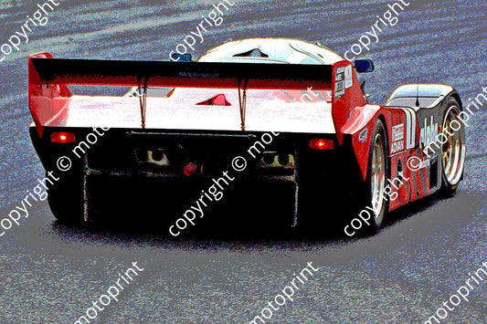 SP Porsche 962 Advan Bricknell rear poster