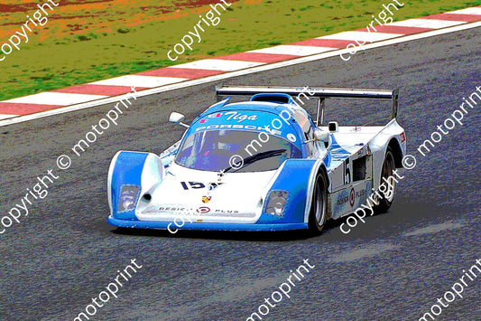 SP Tiga Porsche Costas poster