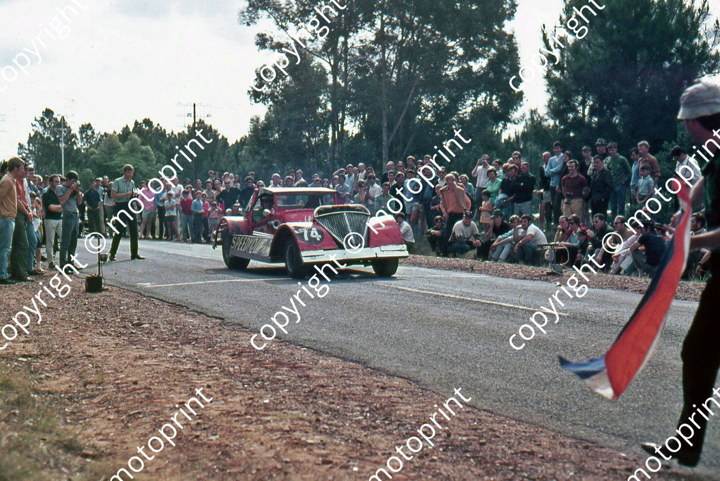 SP Van Stadens sprint MG TC DP starter Chev 18 Oct