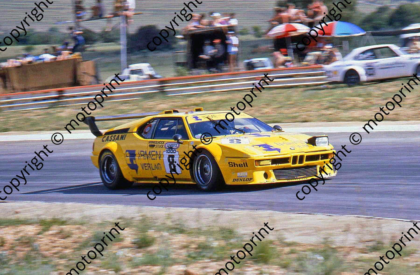 SP Winkelhock Stuck BMW M1 Leeukop note LH damage one light up