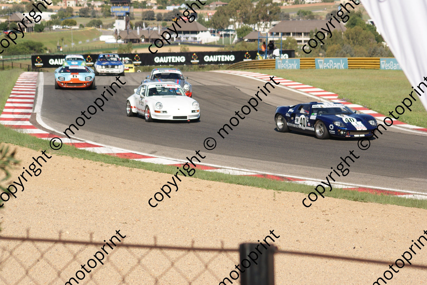SP 40 G P Bailey GT40 109 Rose 911RS opening laps Execuline 9hr retro (76)