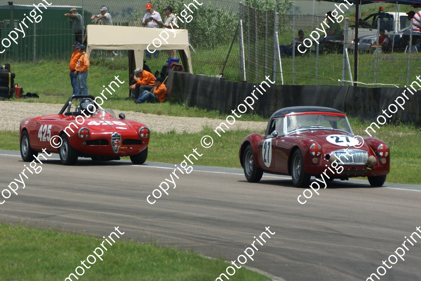 SP Rod Green MGA TC, Adams Alfa Spyder 31-1 DSC06075