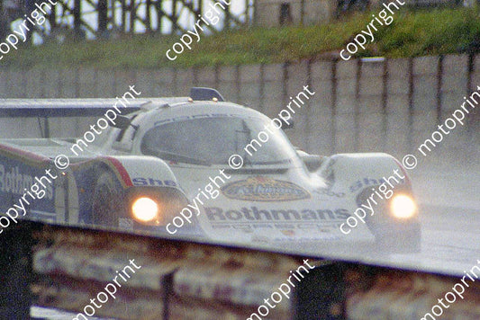 SP (thanks Colin Burgess) 1983 Castrol 1000 Rothmans Porsche 956 Ickx Mass rain on main straight (8)
