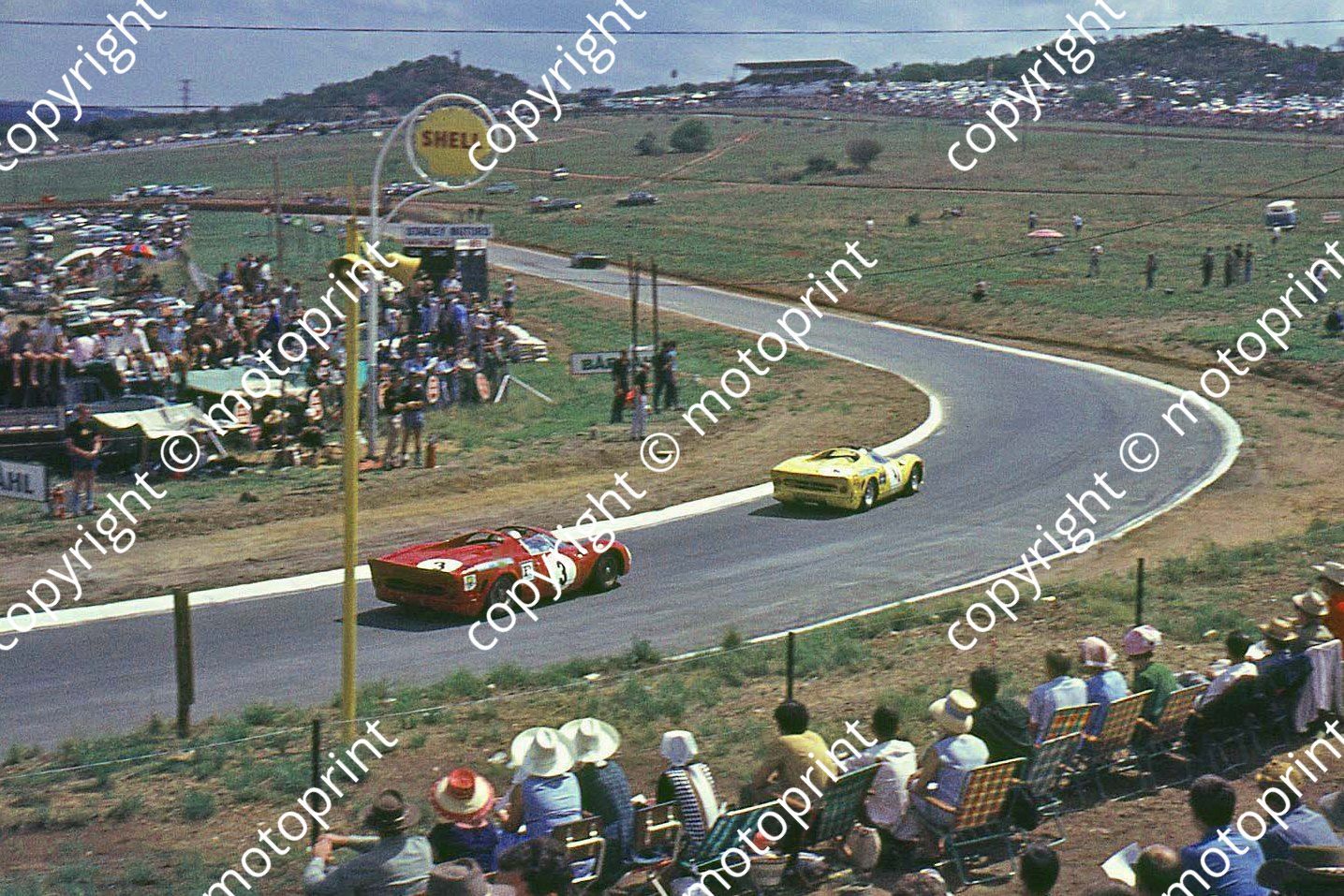 SP (thanks Stuart Falconer) a 130 1966 9hr Ferrari P2-3s Mairesse Beurlys yellow; Piper Attwood red cropped