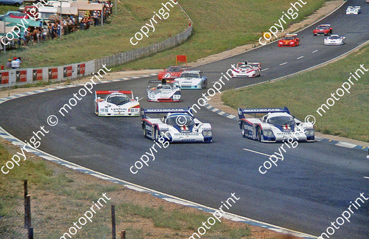 SP (thanks to Stuart Falconer) a 835 1982 9hr Rolling start #4 Bell Schuppan 956_ #3 Ickx Mass 956_ #2 Heyer Merl_ #1 Wollek Joest 936