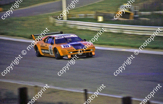 SP (thanks to Stuart Falconer) a 693 1979 Wynns 1000 BMW M1 Gunston Surer, T van Rooyen