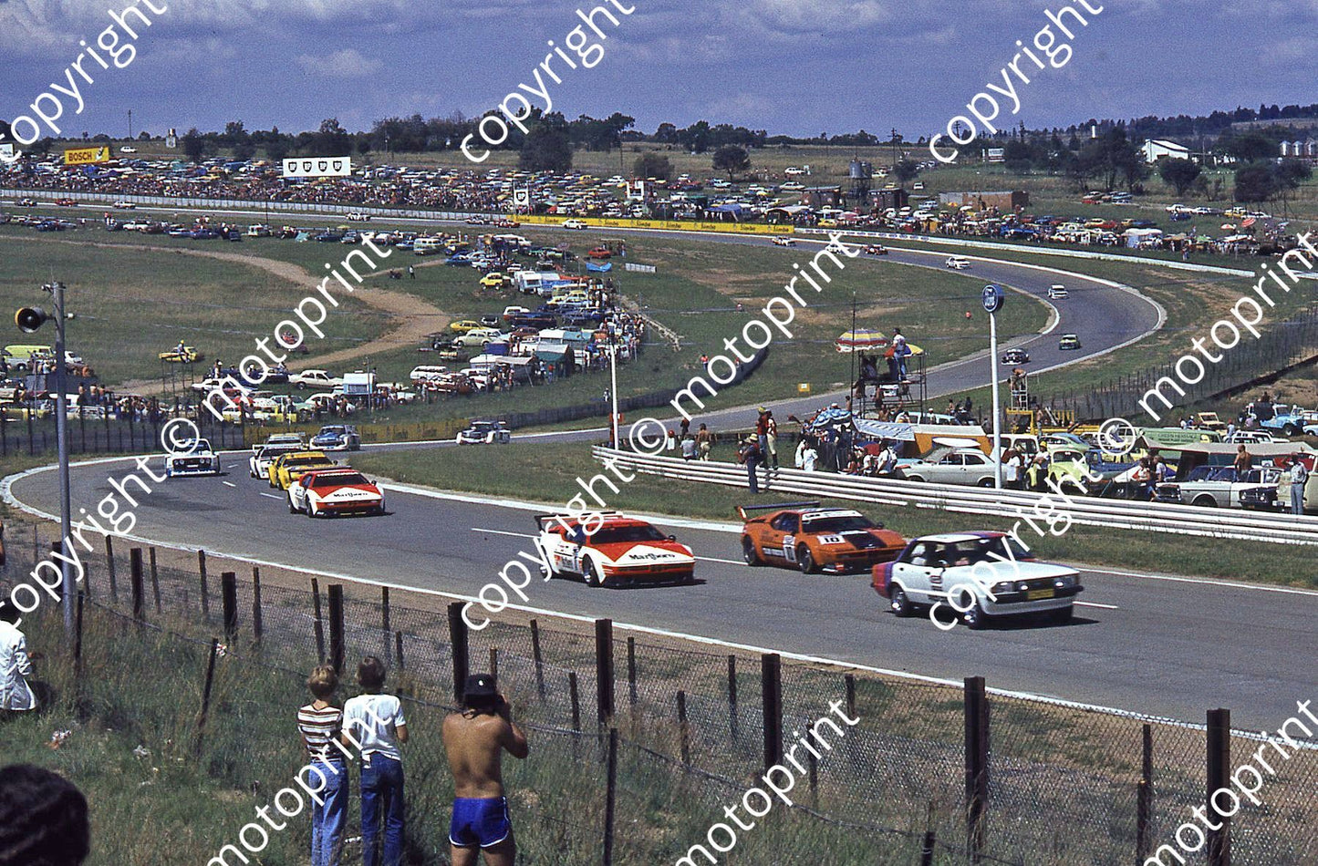 SP (thanks to Stuart Falconer) a 694 1979 Wynns 1000 Start with pace car_ Watson Mass_ Surer Van Rooyen