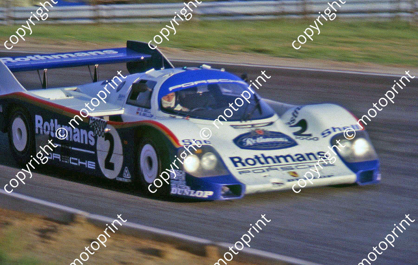 SP (thanks to Stuart Falconer) a 896 1983 Castrol 1000 practice Porsche Rothmans Bell Bellof NOT ALL CAR IN FOCUS