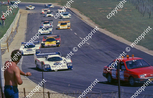 SP (thanks to Stuart Falconer) a 902 1983 Castrol 1000 rolling start Rothmans Porsche 956 Ickx Mass_ Bell Bellof_ Stuck Sigala Grano_