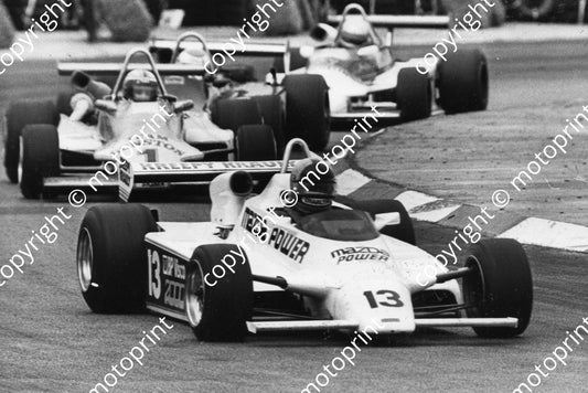 SS 1984 Kyalami Charlton, I Scheckter March 832 lapping him