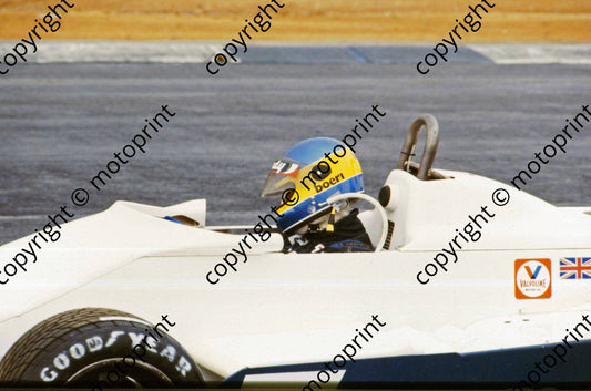 SS Alboreto in his spare white car Tyrrell 011 (Thanks to Colin Burgess) (4)