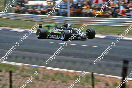 SS Boesel March 821 note left front tyre