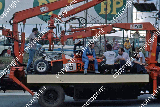 SS Brambilla March 741 dinged on low bed note Ken Gillibrand