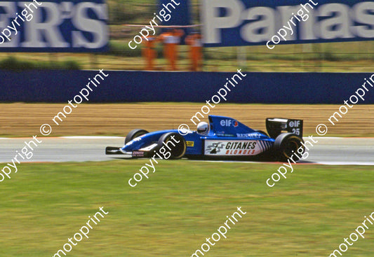 SS Brundle Ligier JS39 [not pin sharp] Burgess)