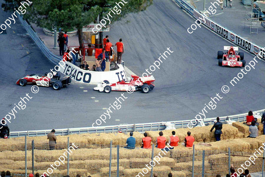 SS De Adamich Surtees TS9b, Ganley BRM P180, Lauda March 721X practice