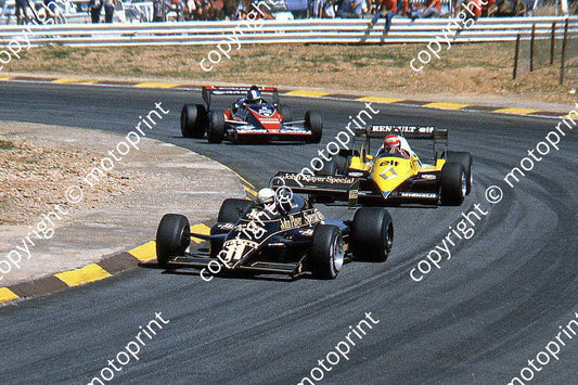 SS De Angelis Lotus 94, Cheever Renault RE40, Warwick Toleman TG183b 2