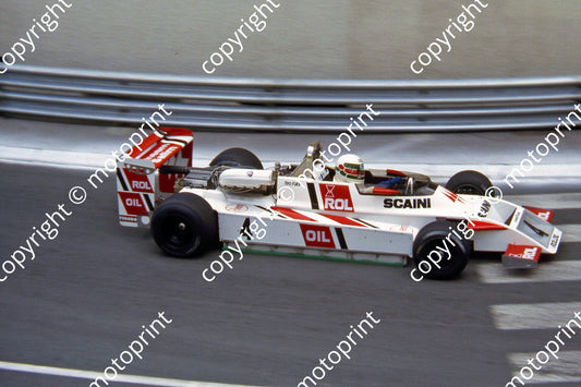 SS Fabi in March Racing 792 practice