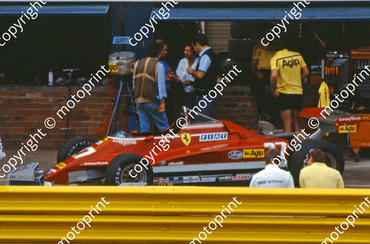 SS Ferrari 126C2 Villeneuve (Thanks to Colin Burgess)