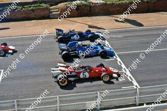 SS Front row start Stewart, Amon, Regazzoni