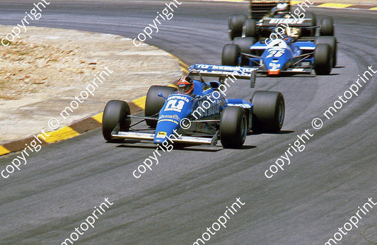 SS Ghinzani Osella FA1e, Jarier Ligier JS21, Mansell Lotus 94T