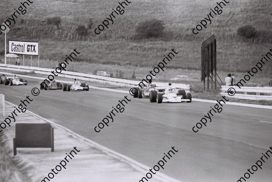SS Hulme McL M23 Stewart Tyrrell J Scheckter E Fittipaldi Revson Peterson