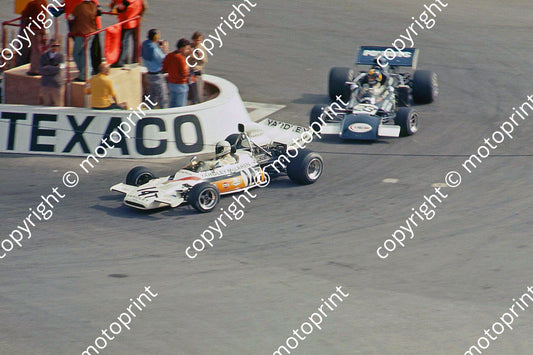 SS Hulme McLaren M19c and Pace March 721 practice 1