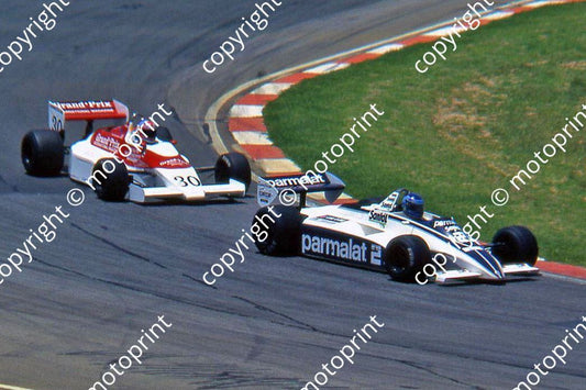 SS Ian Giles Brabham BT49, Steve Pontin Arrows A5 cropped