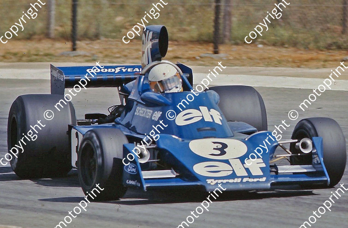 SS J Scheckter Tyrrell 007 SA GP 1975 1