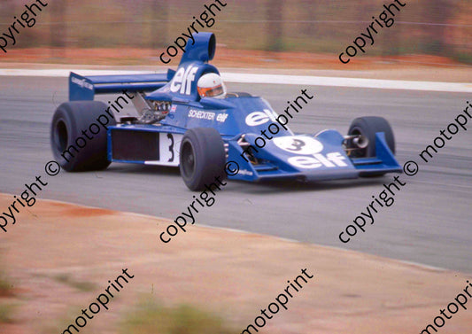 SS Jody Scheckter Tyrrell 007 winner scanned 20x30 cm A4 235