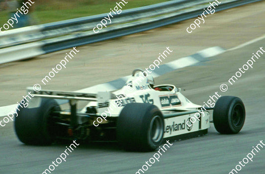 SS Jones FW07 Williams not perfectly sharp  (Thanks to Colin Burgess)