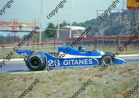 SS Laffite Ligier JS11 Leeukop scanned 20x30 cm A4  (2)