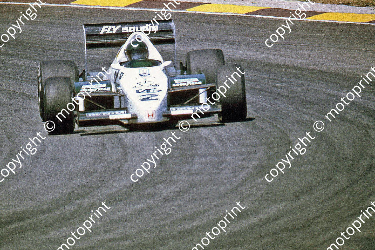 SS Laffite Williams FW09 head on