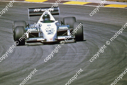SS Laffite Williams FW09 head on