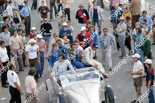SS Lap of honour Beltoise, Reutemann, Hailwood