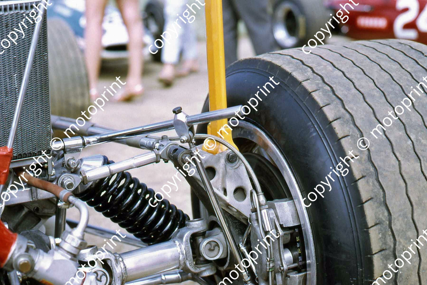 SS Lotus 49 rear suspension detail