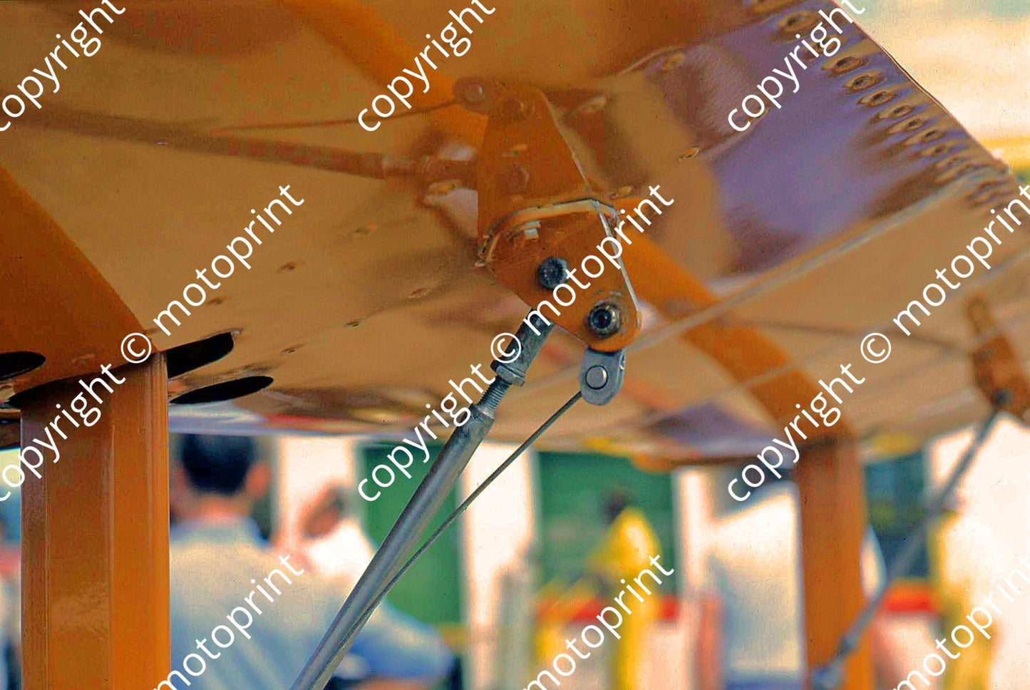 SS Lotus 49 rear wing detail