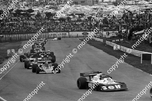 SS Peterson Tyrrell P34, Fittipaldi Copersucar FD04 Reutemann Ferrari 312T2 Nillson Lotus 78 Watson Brabham BT45 SA GP 1977