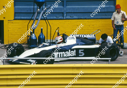 SS Piquet Brabham BT52  (Thanks to Colin Burgess)